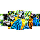 Designart Parrot Party Animal Canvas Art, Multiple Sizes, (PT2423-373)-Print