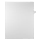 Mark Maker Legal Tabs - Letter Size - White - 1/25th cut - 25 tabs per package - 5 packages Pack - Number 132-White Single Tabs