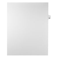 Mark Maker Legal Tabs - Letter Size - White - 1/25th cut - 25 tabs per package - 5 packages Pack - Number 132-White Single Tabs