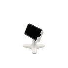 WeatherTech DeskFone Two View - White-Cell phone holder for desk or table-top use
