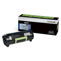 Lexmark 601H High-Yield Return Program Black Toner Cartridge-Black toner produces sharp, professional documents