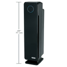 GermGuardian AC5350BCA Elite 4-in-1 True HEPA Air Purifier System with UV Sanitizer and Odor Reduction-True HEPA Filter captures 99.97% of dust and allergens as small as .3 microns such as household dust, pet dander, mold spores and plant pollens