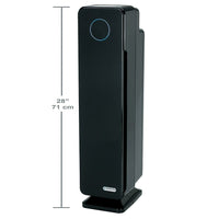 GermGuardian AC5350BCA Elite 4-in-1 True HEPA Air Purifier System with UV Sanitizer and Odor Reduction-True HEPA Filter captures 99.97% of dust and allergens as small as .3 microns such as household dust, pet dander, mold spores and plant pollens