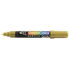 Marvy Uchida Chisel-Tip Acrylic Paint Marker - Gold - 2 Pack-This acrylic paint ink is water-based and goes on smooth in order to brighten any surface or project