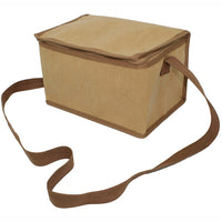 Cathay Importers Eco-Friendly Reusable Paper Lunch Tote, Brown (EC-21-0064)-Lunch Tote