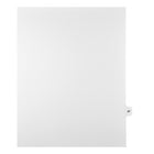 Mark Maker Legal Tabs - Letter Size - White - 1/15th cut - 25 tabs per package - 5 packages Pack - Number 87-White Single Tabs