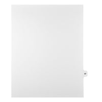 Mark Maker Legal Tabs - Letter Size - White - 1/15th cut - 25 tabs per package - 5 packages Pack - Number 87-White Single Tabs