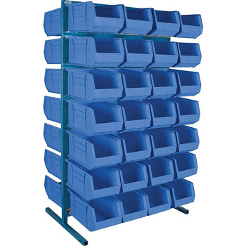 Kleton Stationary Bin Racks - Double-Sided - Rack/Bin Combination ...
