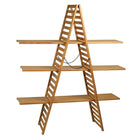 Eddie's Hang-Up Display Ltd. Wooden Retail Shelving Unit with 3 Shelves, Pine  (215301)-Retail display shelving unit that is ideal for a retail store or tradeshow