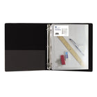 Winnable Poly Binder Pocket - Clear-Fits standard 3-ring binders