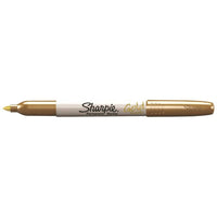 Sharpie Fine Tip Metallic - Gold (1823889)-Permanent Marker