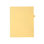 Mark Maker Legal Exhibit Index Tab Buff Single Tabs, 1/15th Cut, Letter Size, No Holes, Letter E, 25 Pack-Buff Single Tabs, 1/15th Cut