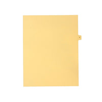Mark Maker Legal Exhibit Index Tab Buff Single Tabs, 1/15th Cut, Letter Size, No Holes, Letter E, 25 Pack-Buff Single Tabs, 1/15th Cut
