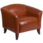 Flash Furniture HERCULES Imperial Series Cognac Leather Chair-Cognac LeatherSoft Upholstery