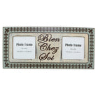Cathay Importers Rustic Wood Photo Frames 4"x4" (EC-24-0132), 2 Pack-4" x 4"