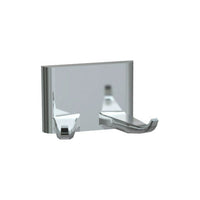 ASI Surface-Mounted Double Robe Hook, 8 Pack-Robe hook - double, surface mounted