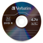 M DISC DVD-R 4.7GB 4X with Branded Surface, 5 Pack Jewel Case Box-Recording/Read/Write Speed: 4X