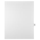 Mark Maker Legal Tabs - Letter Size - White - 1/15th cut - 25 tabs per package - 5 packages Pack - Number 190-White Single Tabs