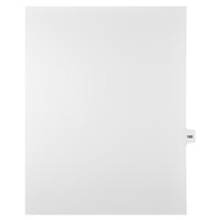 Mark Maker Legal Tabs - Letter Size - White - 1/15th cut - 25 tabs per package - 5 packages Pack - Number 190-White Single Tabs