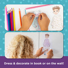 Educational Insights PaperCraft Fashion Parade Paper Dolls - Multicolor - 3 Sets-Great For On-The-Go: All dolls and fashions are contained in a travel-ready, spiral-bound book for easy transportation - perfect for coloring in the car or on the plane or train!