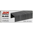 JAM Paper Standard Size Colourful Staples, Black, 5 Pack (335blg)-5 per pack
