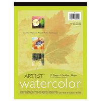 Pacon Art1st 12 Sheets Watercolour Pad, 9" x 12", 6 Pack (PAC4910)-Dimensions: 9"(W) x 12"(L)
