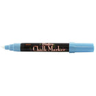 JAM Paper Marvy Uchida Liquid Chalk Markers Erasable Dustless - Broad Point - Baby Blue-Baby Blue Chalk Marker
