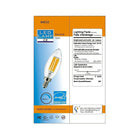 Northern Stars 84032 LED B10 5W 120V, Dimmable, Warm White, 2 Pack-Clear