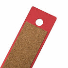 JAM Paper Stainless Steel Ruler with Non-Skid Backing - 12" - Red - 12 Pack-The perfect ruler to use at school, in the office, or on construction projects!