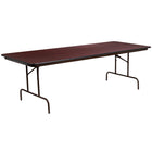 Flash Furniture 8-Foot High Pressure Mahogany Laminate Folding Banquet Table-Ready To Use Banquet Table