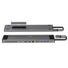 J5Create JCD552 USB-C M.2 NVMe Gen.2 Docking Station - Grey-1.02H x 3.14W x 12.5D in