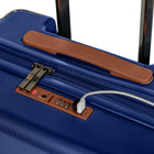 Champs Vintage Air 3-Piece Hardside Luggage Set - Blue-TSA Locks on all 3 Pieces