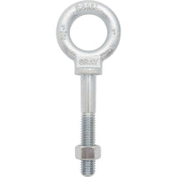 Gray Tools 3/4-10 Shoulder Pattern Eye Bolt, 6" Extra Long Shank-I.D. Eye: 1-1/2"