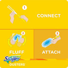 Swiffer 180 Dusters Starter Kit, Unscented, 5 Pack-Uniquely designed to Trap + Lock dust from even the tight spaces in your home.