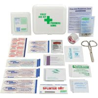 Safecross Promotional First Aid Kits, Class 1 Medical Device, Plastic Box, 12 Pack-Promo "B", Small Plastic Box