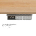 DecentLiving 72" Electric Sit/Stand Desk - Solid Maple-UL, BIFMA, ROHS certified