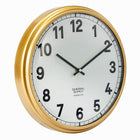 General Supply Goods + Co Tick and Tock Station Wall Clock-Metal Rim + Domed Glass
