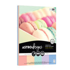 Astrodesigns 65lb Cover Paper -  8.5" x 11" -  Macaron Pastel -  50 Pack-You will receive 10 sheets each of Bubble Gum, Punchy Peach, Merry Mint, Aster and Colonial Blue coloured Cardstock so you can be more creative in your crafting.