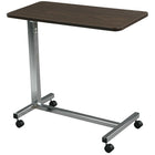 Drive Medical Non Tilt Top Overbed Table, Chrome-Chrome, Steel