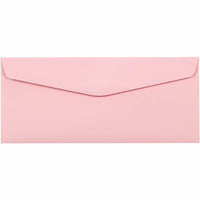 JAM Paper #10 Business Envelopes - 4.125" x 9.5" - Baby Pink - 50 Pack-Colour: Light Baby Pink / Soft Pink