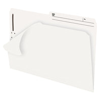 Pendaflex Slimtrim File Folders - Legal Size - Ivory - 100 Pack-2" capacity fastener