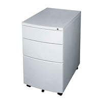 Heartwood 100-MMPUF Metal Mobile Box-Box-File Pedestal, Titanium-Mobile box-box-file metal pedestal includes two general purpose storage drawers along with a file drawer that fits either legal or letter size files