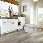 Modern Homes 40L Laundry Basket - White-Colour: White