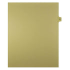Mark Maker Legal Exhibit Index Tab Buff Single Tabs, 1/15th Cut, Letter Size, No Holes, Number 34, 25 Pack-Buff Single Tabs, 1/15th Cut