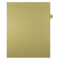 Mark Maker Legal Exhibit Index Tab Buff Single Tabs, 1/15th Cut, Letter Size, No Holes, Number 34, 25 Pack-Buff Single Tabs, 1/15th Cut