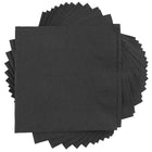 JAM Paper Beverage Napkins - Small - 5" x 5" - Black - 600 Pack (5255620715b)-Black paper cocktail napkins