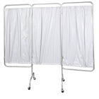 Drive Medical 3 Panel Privacy Screen-Four, 3" hooded casters