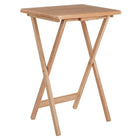 Winsome Alex 2-Piece Snack Table Set, Natural Finish (42290)-Fully assembled