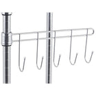 Rangement mobile pour placard TRINITY EcoStorage, Chrome (TBFZ-2702)-Une (1) tablette centrale de 71 cm de larg. x 35 cm de prof. (28 po de larg. x 14 po de prof.) - 18 kg (40 lb) par tablette