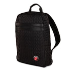 The Rolling Stones Iconic Collection Quilted Backpack - Black-Adjust the bag to your silhouette using the 2 padded shoulder straps